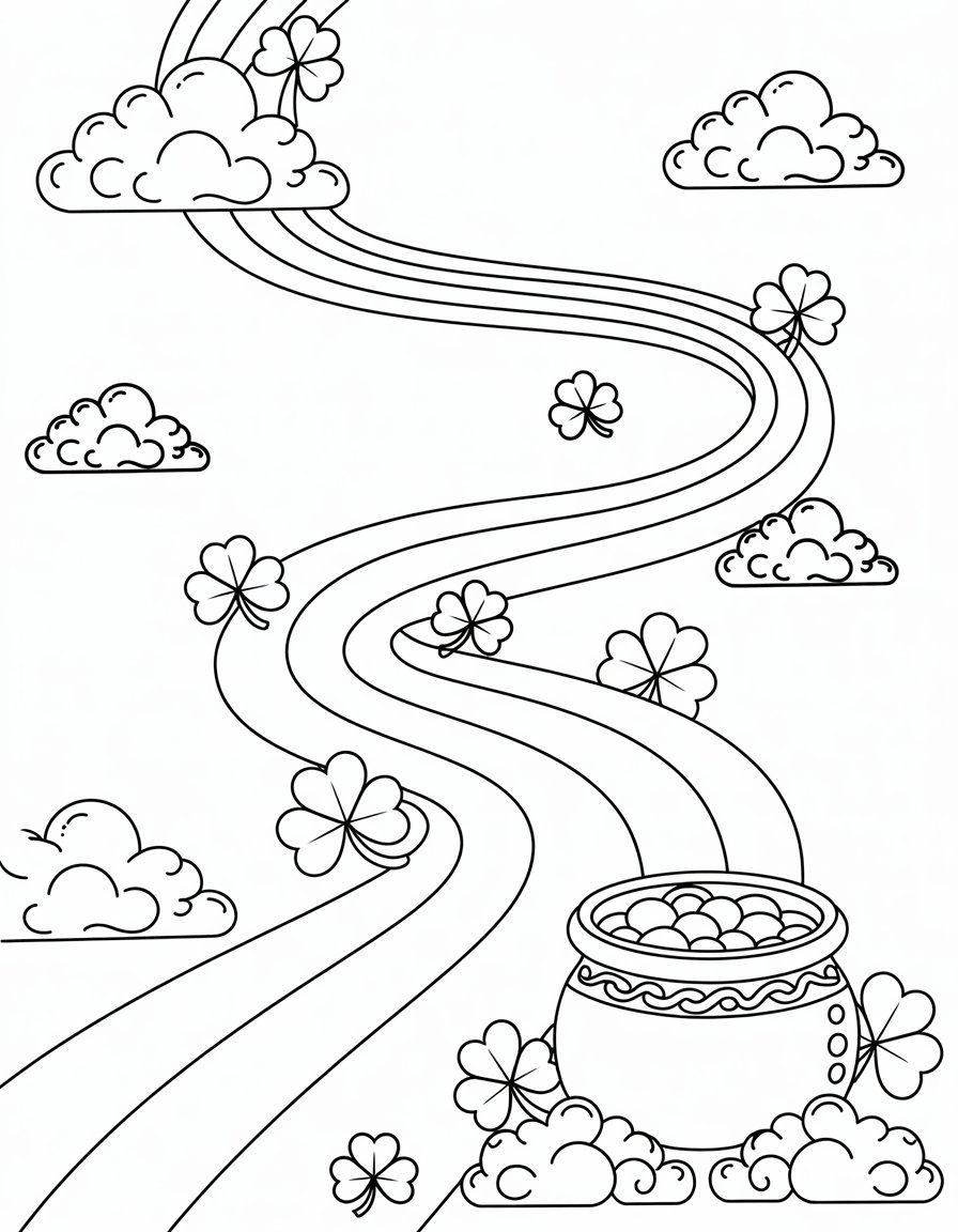 Rainbow Path to Gold